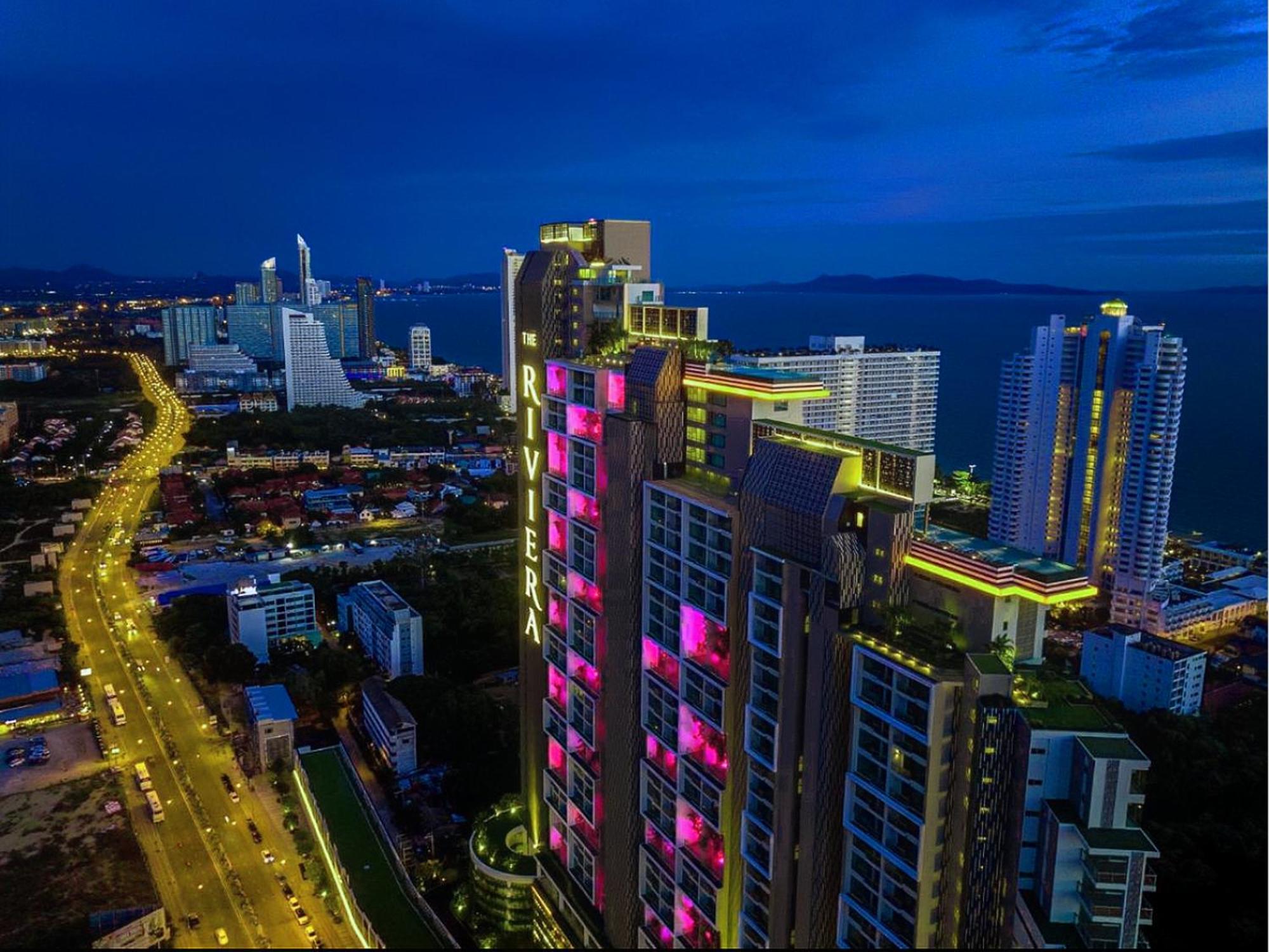 芭提雅高层海景奢华公寓the Riviera Jomtien生香家直达海滩2704 ภายนอก รูปภาพ