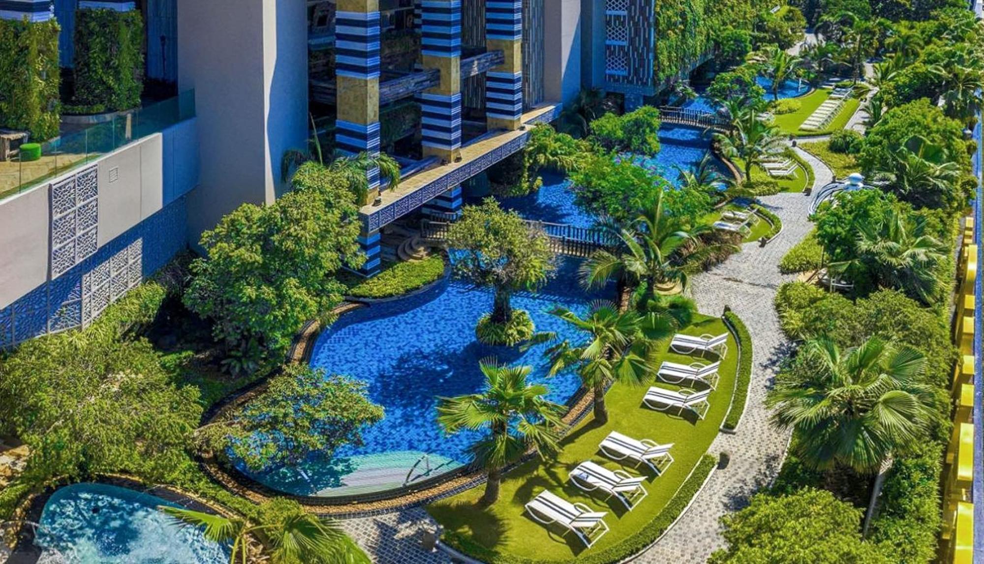 芭提雅高层海景奢华公寓the Riviera Jomtien生香家直达海滩2704 ภายนอก รูปภาพ