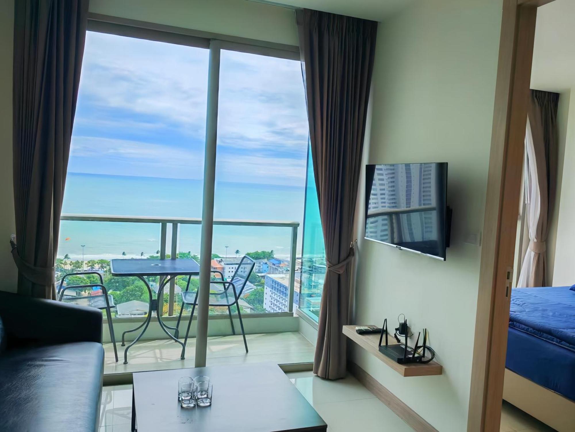 芭提雅高层海景奢华公寓the Riviera Jomtien生香家直达海滩2704 ภายนอก รูปภาพ